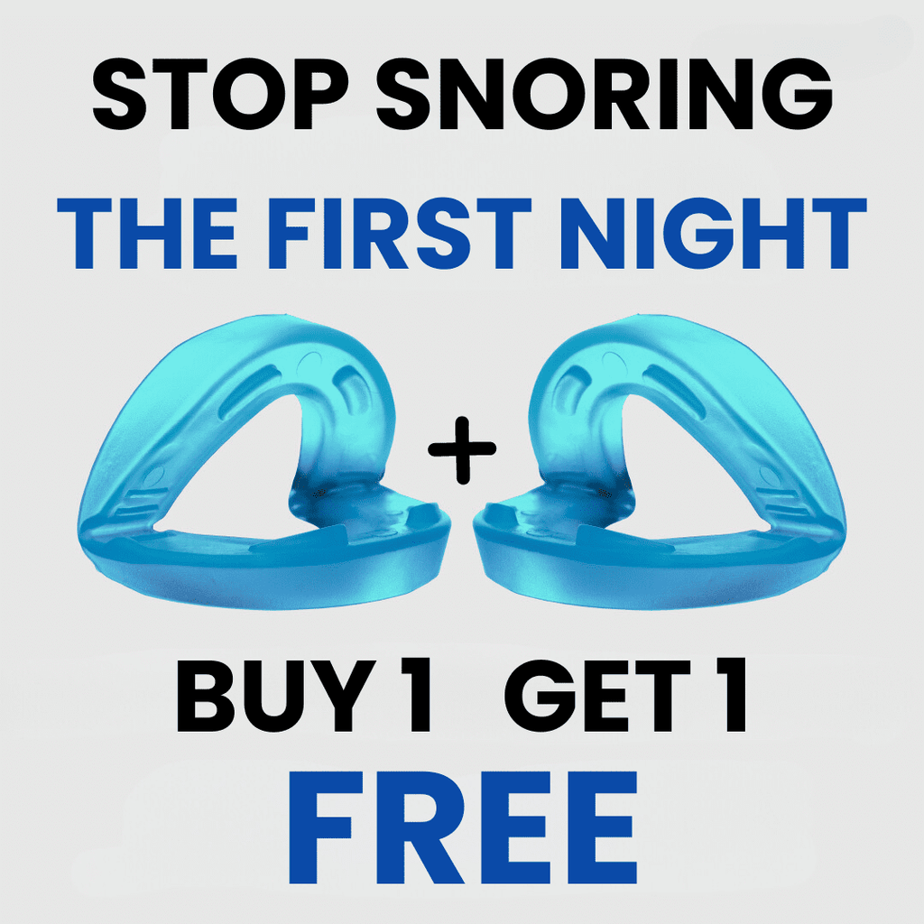 Buy 1 Get 1 Free - The Quiet Anti-Snoring Mouthpiece Universal Size
